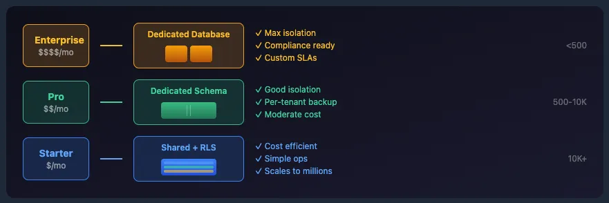 Hybrid Multi-Tenancy Approach